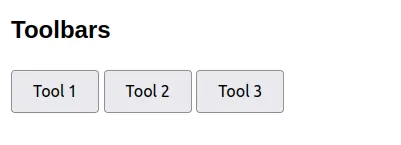Toolbar Component