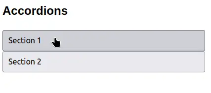 Accordion Component