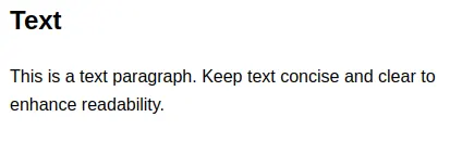 Text Component