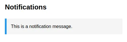Notification Component