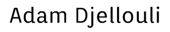 Adam Djellouli - Home Page Logo