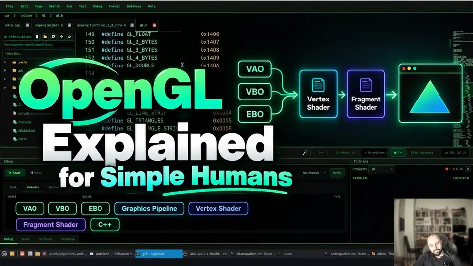 OpenGL explained: the graphics pipeline from VAOs to shaders